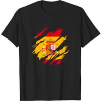 T-shirt pour hommes Spain Spainard en noir