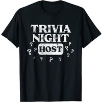 T-shirt pour hommes de modérateur de quiz de soirée trivia