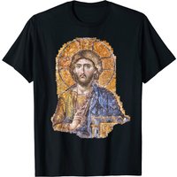 Christ Pantocrator Icon Hagia Sophia Catholic T-Shirt for Men — Mens T Shirts