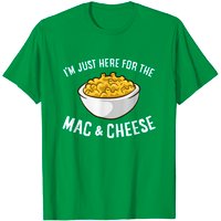 Je suis juste ici pour le macaroni au fromage T-shirt pour hommes