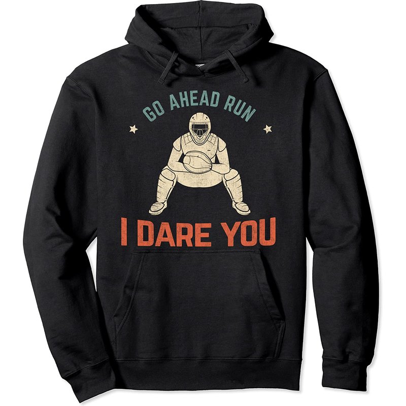 Hoodie Citation de Receveur de Baseball pour Jeunes — Sweats à capuche pour hommes