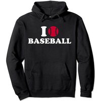 Hoodie Unisexe I Love Baseball