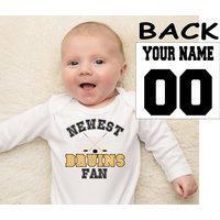 Bodysuit Personnalisé pour Bébé Fan des Bruins
