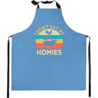 Vegan Kitchen Apron I Don't Eat My Homies