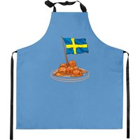 Swedish Meatballs Sweden Europe Travel Kitchen Apron — Kitchen Aprons