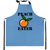 Peach Eater Kitchen Apron for Home or Business Use