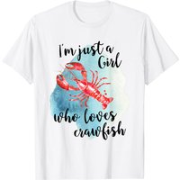 Juste une fille qui aime les écrevisses T-shirt pour hommes — T-shirts pour hommes