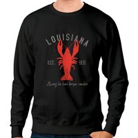 Crawfish Sweatshirt Boil Louisiana Laissez Les Bon Temps Rouler