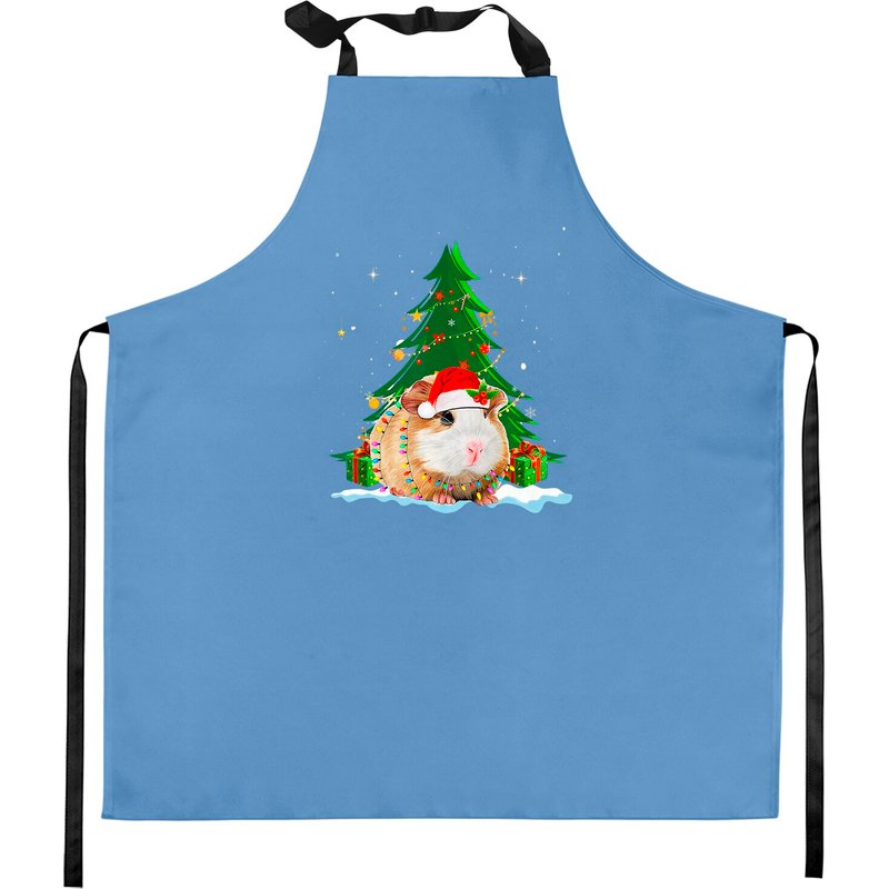 Tablier de cuisine Noël Cochon d'Inde avec arbre de Noël — Tabliers de cuisine