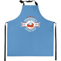 Sloppy Steaks Kitchen Apron in Carolina Blue