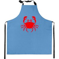 Crab Kitchen Apron for Carolina Blue