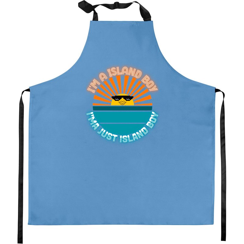 Tablier de Cuisine I'm An Island Boy Just Island Boi Caribbean — Tabliers de cuisine