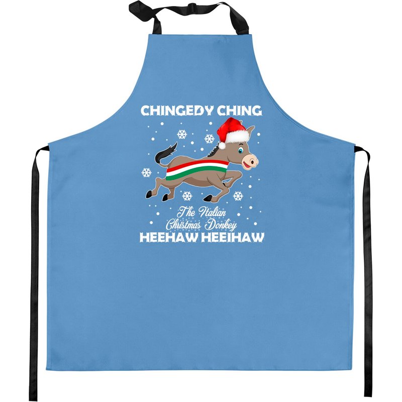 Dominick The Christmas Donkey Kitchen Apron — Kitchen Aprons