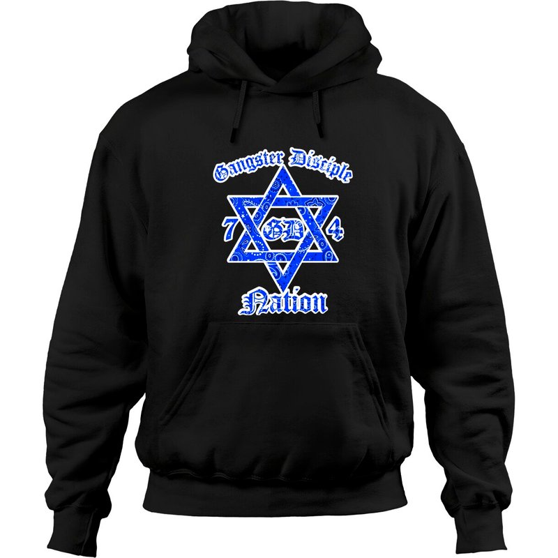 Hoodie Gangster Gangster Disciple Nation GD 74 pour Unisexe — Sweats à capuche pour hommes