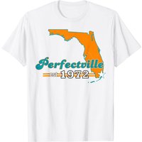 T-shirt Miami 1972 Perfectville pour hommes en noir — T-shirts pour hommes