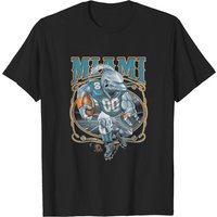 T-shirt de football Miami Dolphins pour hommes Wild Bobby — T-shirts pour hommes