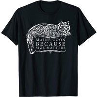 Maine Coon Size Matters T-shirt for Men — Mens T Shirts