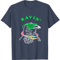 T-shirt Ravin Raven - T-shirt graphique oiseau néon pour hommes — T-shirts pour hommes