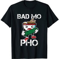 T-shirt Humouristique Bad Mo Pho Imprimé sur la Nourriture Vietnamienne — T-shirts pour hommes