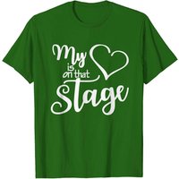 T-shirt Justice Dance Moms Mon cœur est sur cette scène pour hommes — T-shirts pour hommes