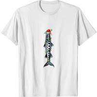 Barracudas T-Shirt Barracuda Fish Lover with Santa Hat