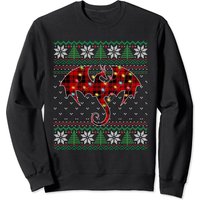 Chandail Moche Funny Dragon avec Lumières de Noël pour Unisexe