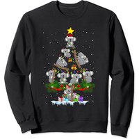Sweatshirt de Noël Koala avec lumières et pyjama de Santa