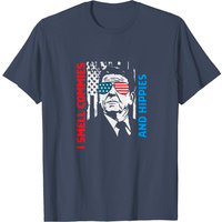 I Smell Hippies T-Shirt Ronald Reagan for Men