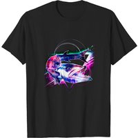 Barracudas Aesthetic Galaxy T-Shirt for Men - Black