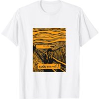 T-shirt Sudo RM Screaming Tux Linux pour hommes — T-shirts pour hommes