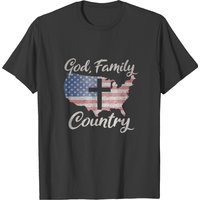 T-shirt Country Dieu Famille Pays pour Hommes