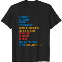T-shirt Country We Run Cross Country Running pour hommes