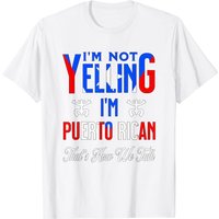 T-shirt Citations sur Porto Rico Je Ne Crie Pas, Je Suis Portoricain