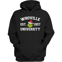 Hoodie de Noël Université Whoville du Grinch EST 1957 — Sweats à capuche pour hommes
