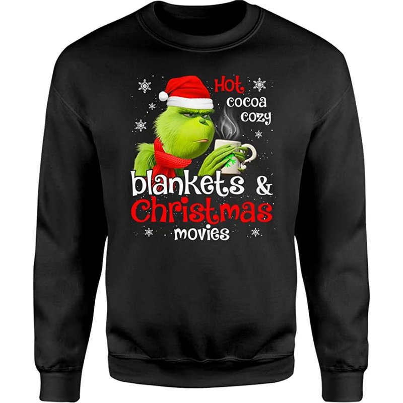 Sweatshirt The Grinch pour Unisexe - Vêtements de Noël Confortables — Sweats à capuche pour hommes