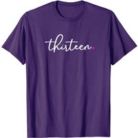 T-shirt pour Hommes Anniversaire 13 ans Fête Fille Thirteen — T-shirts pour hommes