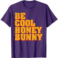 Be Cool Honey Bunny T-Shirt for Men in Black — Mens T Shirts