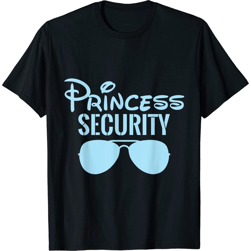 T-shirt pour hommes Princess Security en noir — T-shirts pour hommes