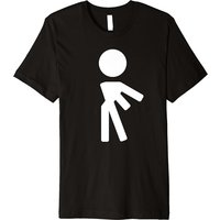 Stick Man Floss Like A Boss Dance Move Premium T-Shirt for Men