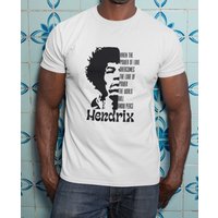 T-Shirt Citation Jimi Hendrix pour Hommes — T-shirts pour hommes