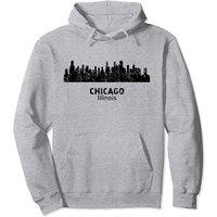 Hoodie à Capuche Skyline de Chicago, Illinois