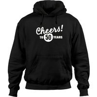 Chandail à capuchon Cheers to 50 ans pour unisexes — Sweats à capuche pour hommes