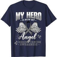 T-shirt Wings Quotes Mon Héros Est Maintenant Mon Ange pour Hommes — T-shirts pour hommes