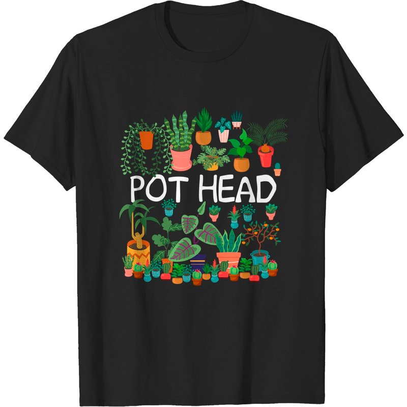 T-shirt Plants Pot Head Gardeners pour hommes — T-shirts pour hommes