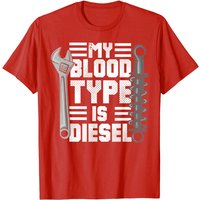 T-shirt Mécanicien Meme Mon Groupe Sanguin Est Diesel pour Hommes — T-shirts pour hommes