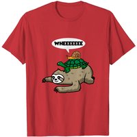 Turtle T-Shirt Sloth Turtle Snail for Men — Mens T Shirts