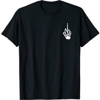 T-shirt Skeleton Fingers pour hommes - Design de squelette d'Halloween — T-shirts pour hommes