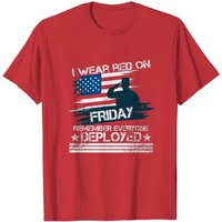 T-shirt Friday Red Friday Military Shirt Remember Everyone Deployed