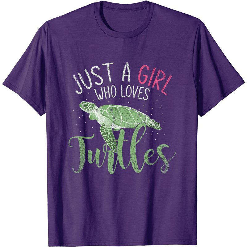 T-shirt Tortue Tortue de Mer Animal Océan pour Hommes Noir — T-shirts pour hommes