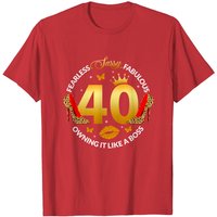 Fabulous And Forty T-Shirt for Men's 40th Birthday